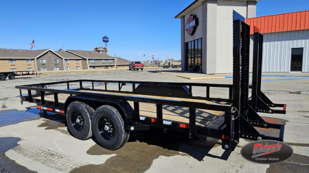 New 2025 MAXXD 20' X 83" - 14K Angle Tandem Axle U 14,000 LB GVWR Utility Trailer