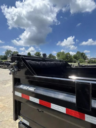 New 2025 Sure-Trac 82 IN x 16 HD Low Profile Dump Trailer  14K Telescopic