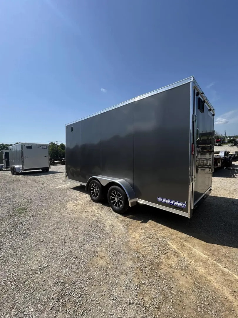 New 2025 Sure-Trac 7 x 16 Pro Series Enclosed Wedge Cargo Trailer  TA 7K