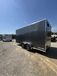 New 2025 Sure-Trac 7 x 16 Pro Series Enclosed Wedge Cargo Trailer  TA 7K