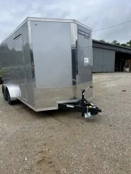 New 2025 Sure-Trac 7 x 16 Pro Series Enclosed Wedge Cargo Trailer  TA 7K
