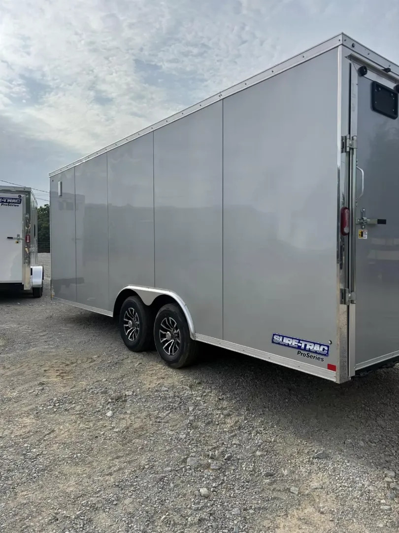 New 2025 Sure-Trac 8.5 x 20 Pro Series Enclosed Wedge Car Hauler Trailer  10K