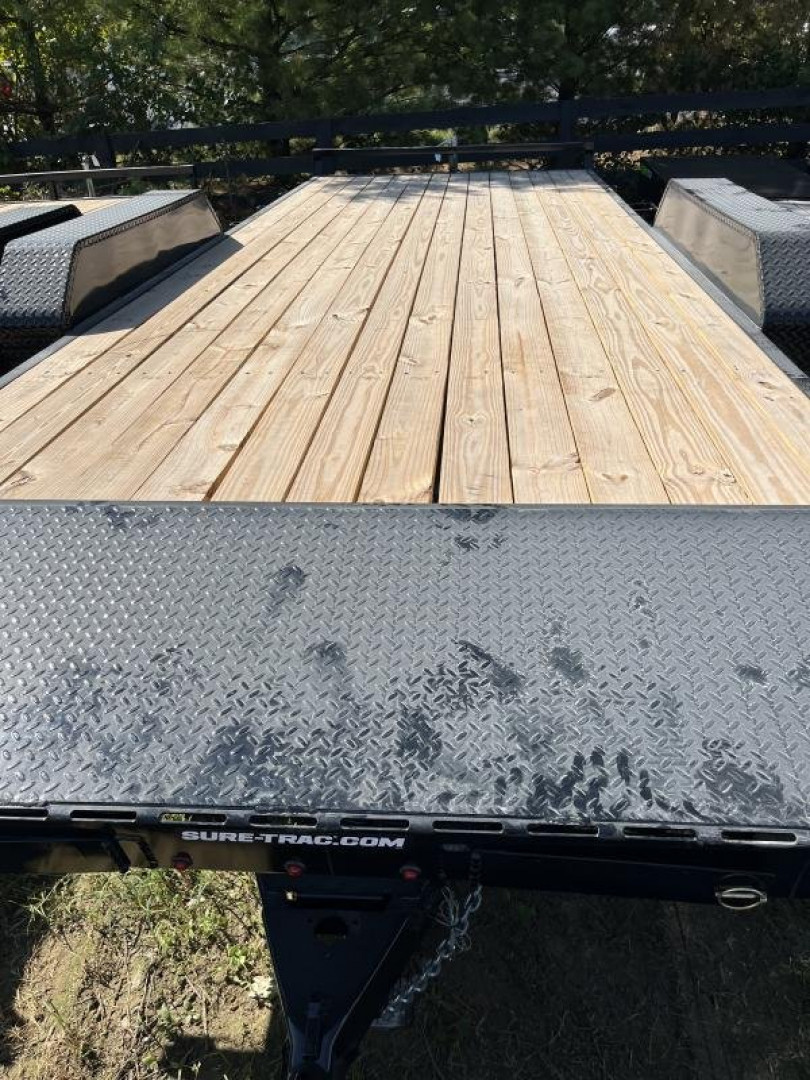 New 2025 Sure-Trac 7 x 20 (18+2) C-Channel Car Hauler Trailer  10K