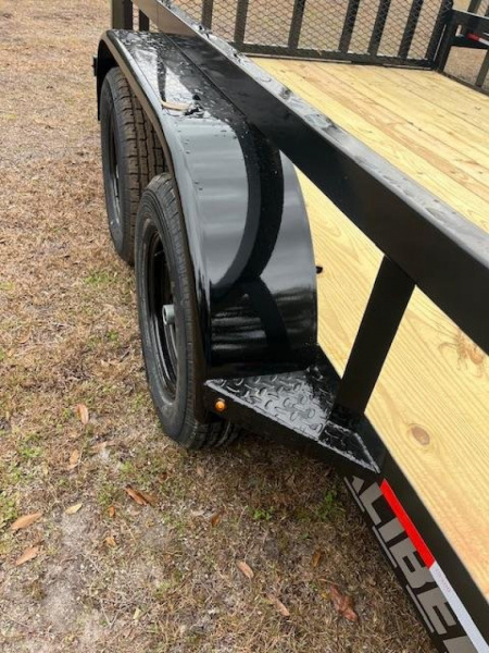 New 2025 Caliber Trailer Mfg 7 x 14 Heavy Duty 7K Tandem Utility Trailer