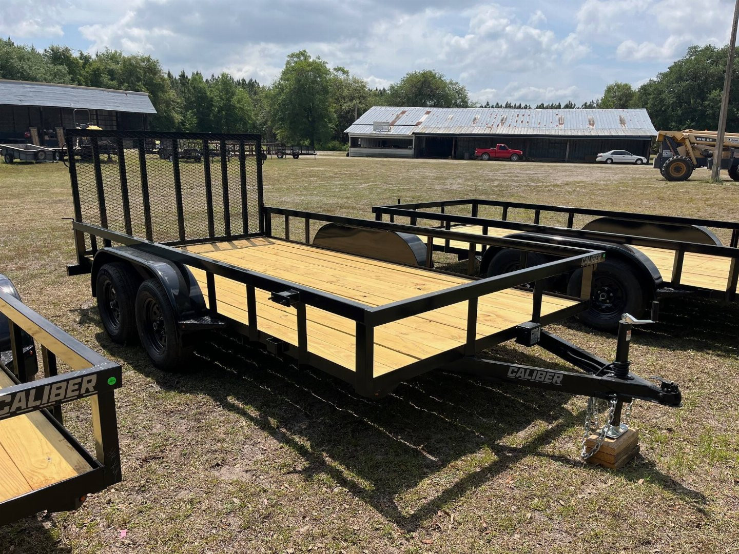 New 2025 Caliber Trailer Mfg 7 x 14 7K Tandem Utility Trailer