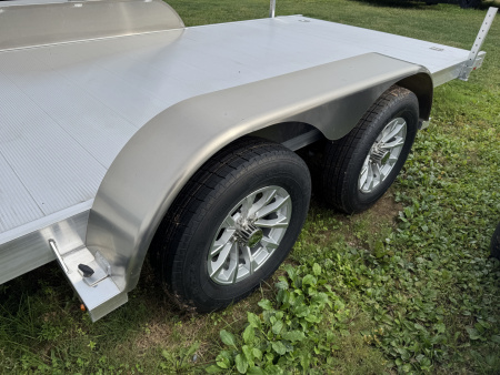 New 2026 Aluma 8220ESA-TA-EL-R-RTD Hauler Car / Racing Trailer Car / Racing Trailer FREE 15 INCH ALUMINUM WHEEL UPGRADE SUMMER SALE ON NOW