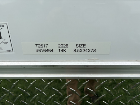 New 2026 H&H Cargo 8.5x24x84 10k