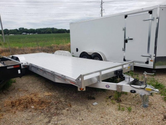 New 2022 Quality Steel 8324ALEH10K  83x24 10k Aluminum Car Hauler