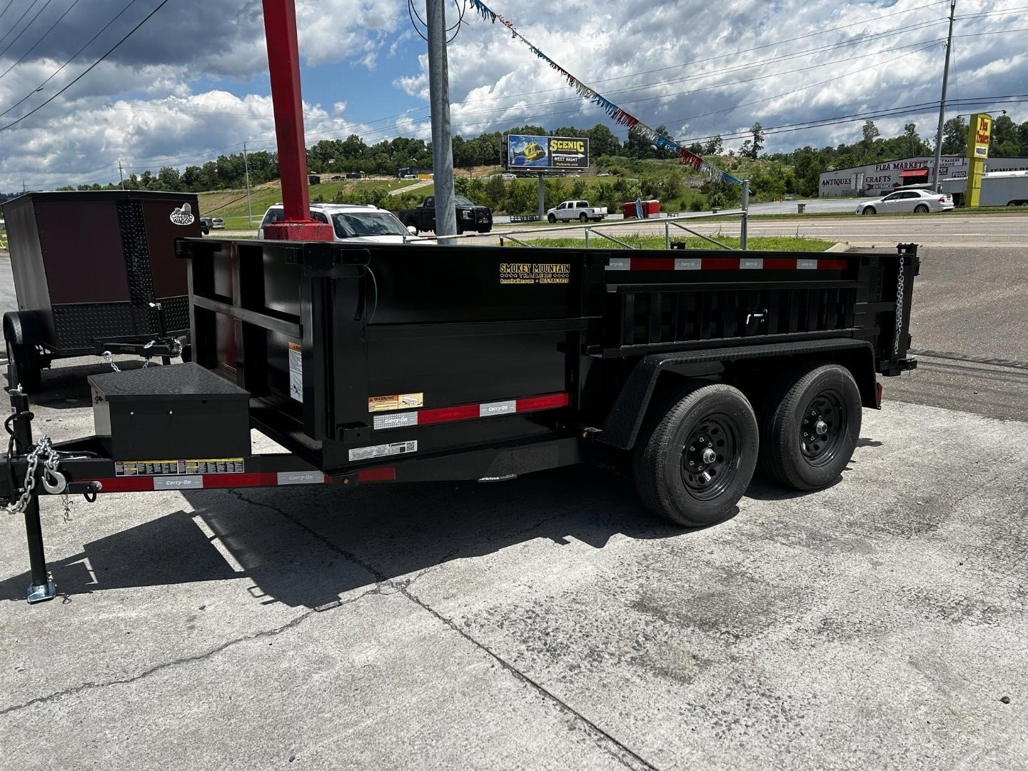 New 2025 Carry-On 6x12 w/ SPREADER 10K Dump Trailer