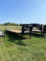 New 2025 Legend Trailers of Texas 32' GOOSENECK TA DUALS Deckover Trailer
