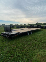 New 2025 Legend Trailers of Texas 40' GOOSENECK TA DUALS Deckover Trailer