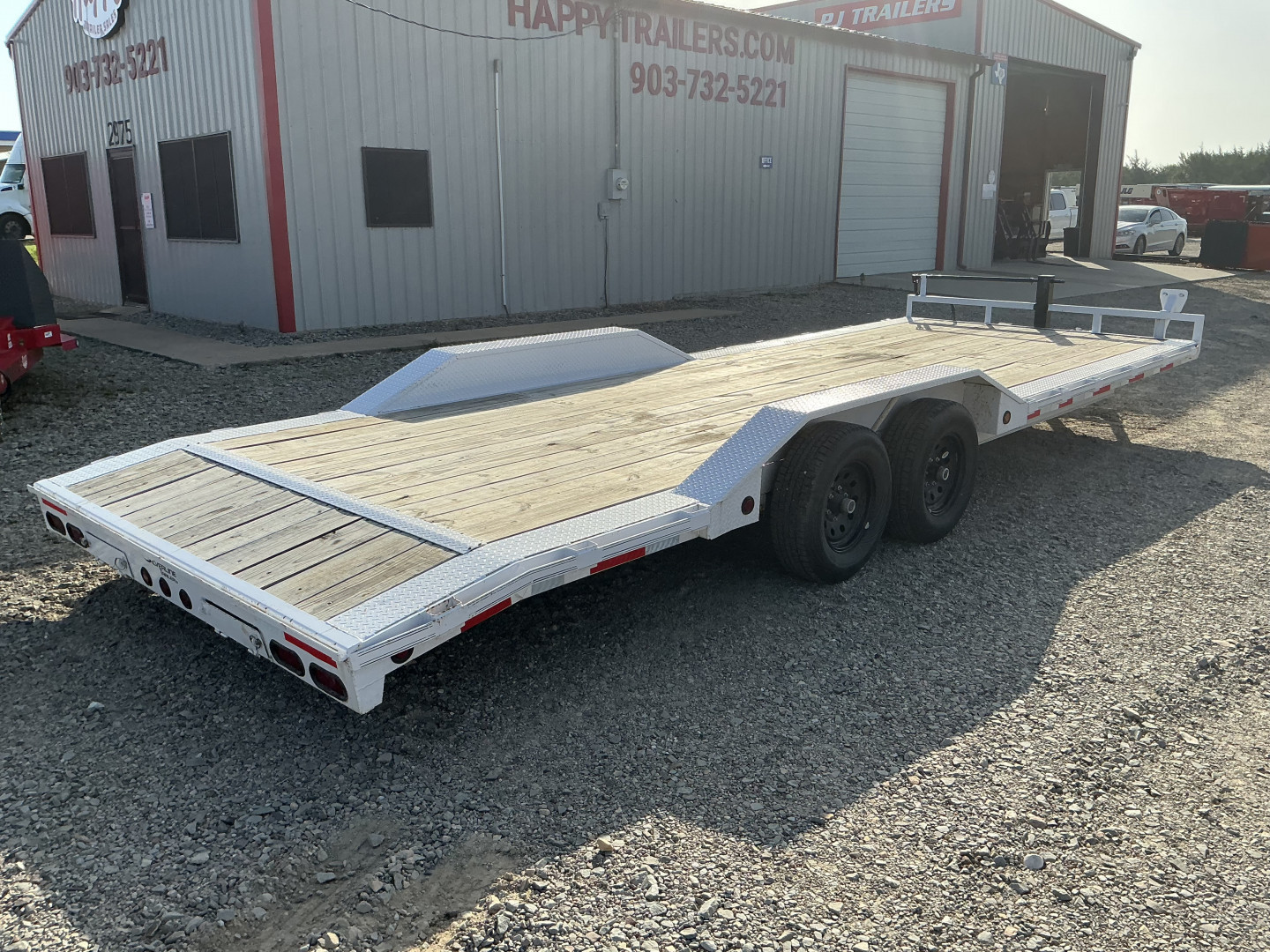 Used East Texas Trailers 102"x24' Tandem Axle Car Hauler