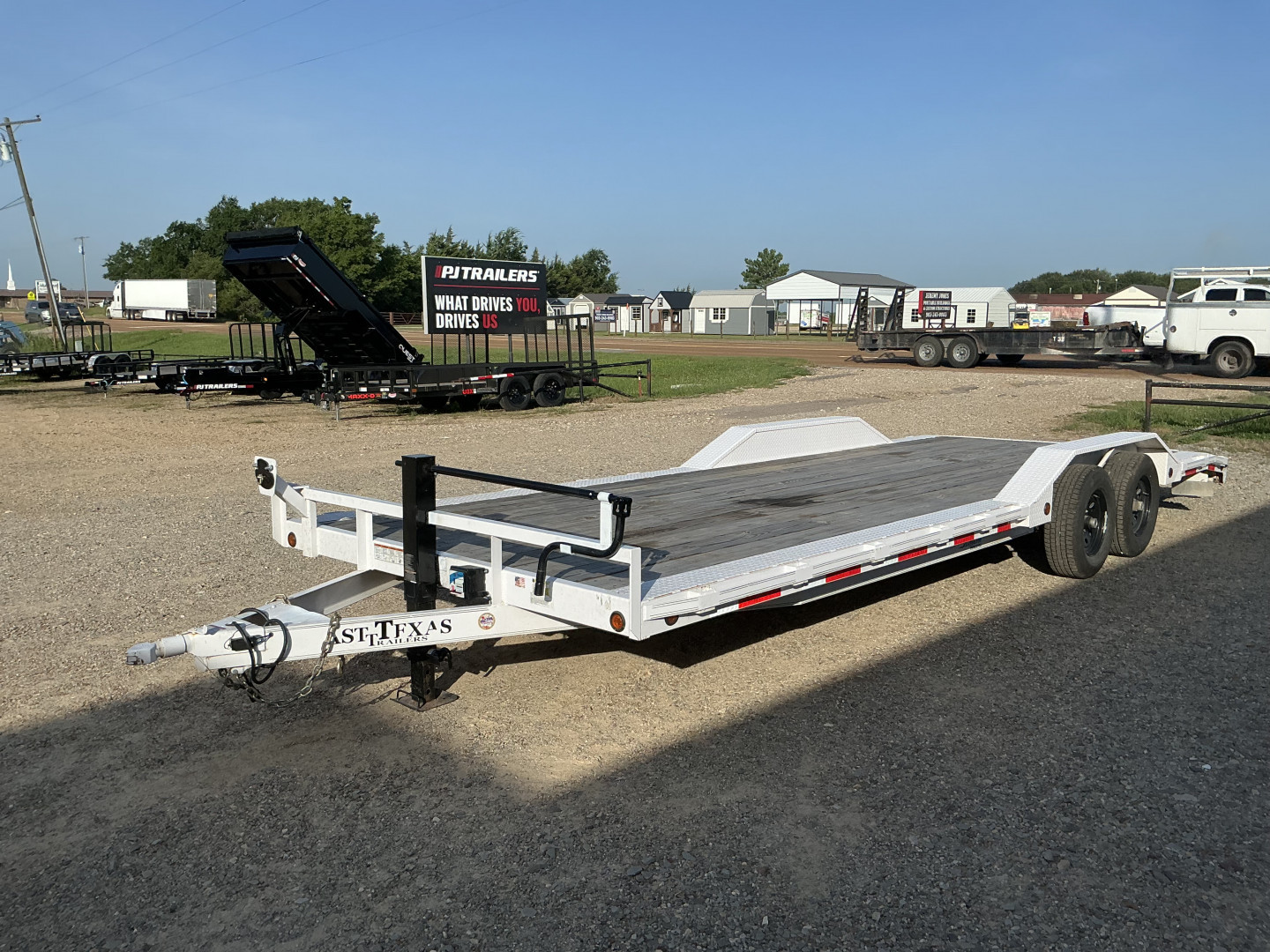 Used East Texas Trailers 102"x24' Tandem Axle Car Hauler