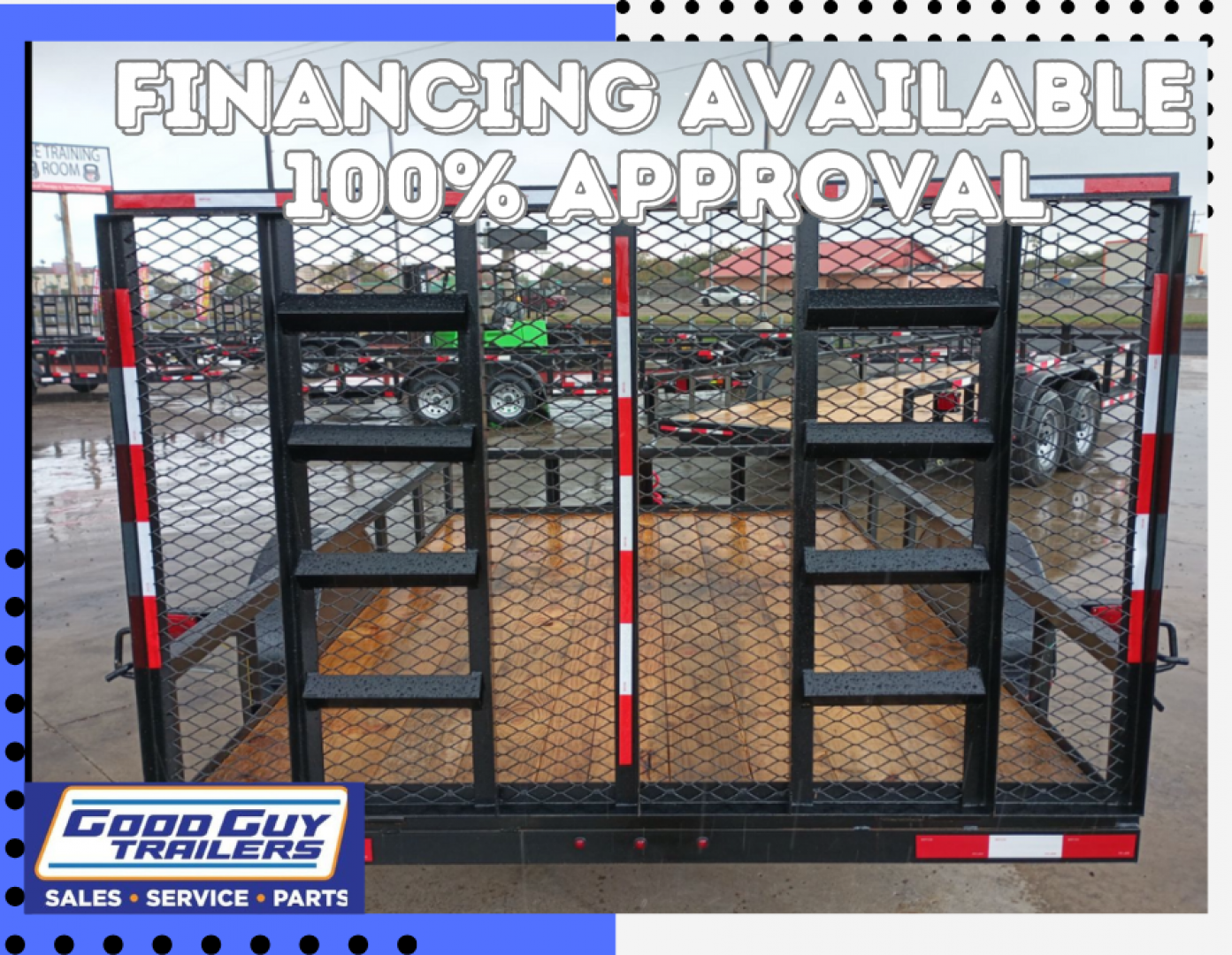 New 2025 GGT 7X16FT Utility Trailer