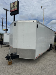 Used 2024 Wells Cargo 8.5X20FT Cargo / Enclosed Trailer
