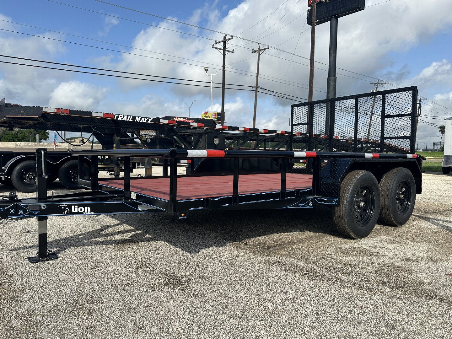 New 2024 6X12 TA Utility Trailer