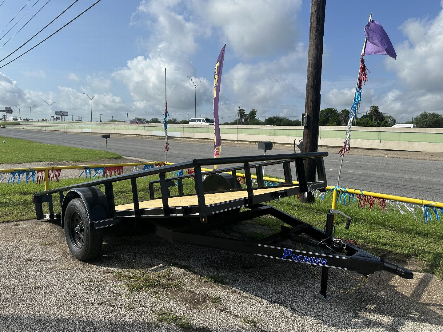 New 2024 6X12 SA Tilt Trailer