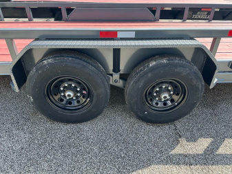 New 2024 7X18FT LION BIG PIPE Utility Trailer