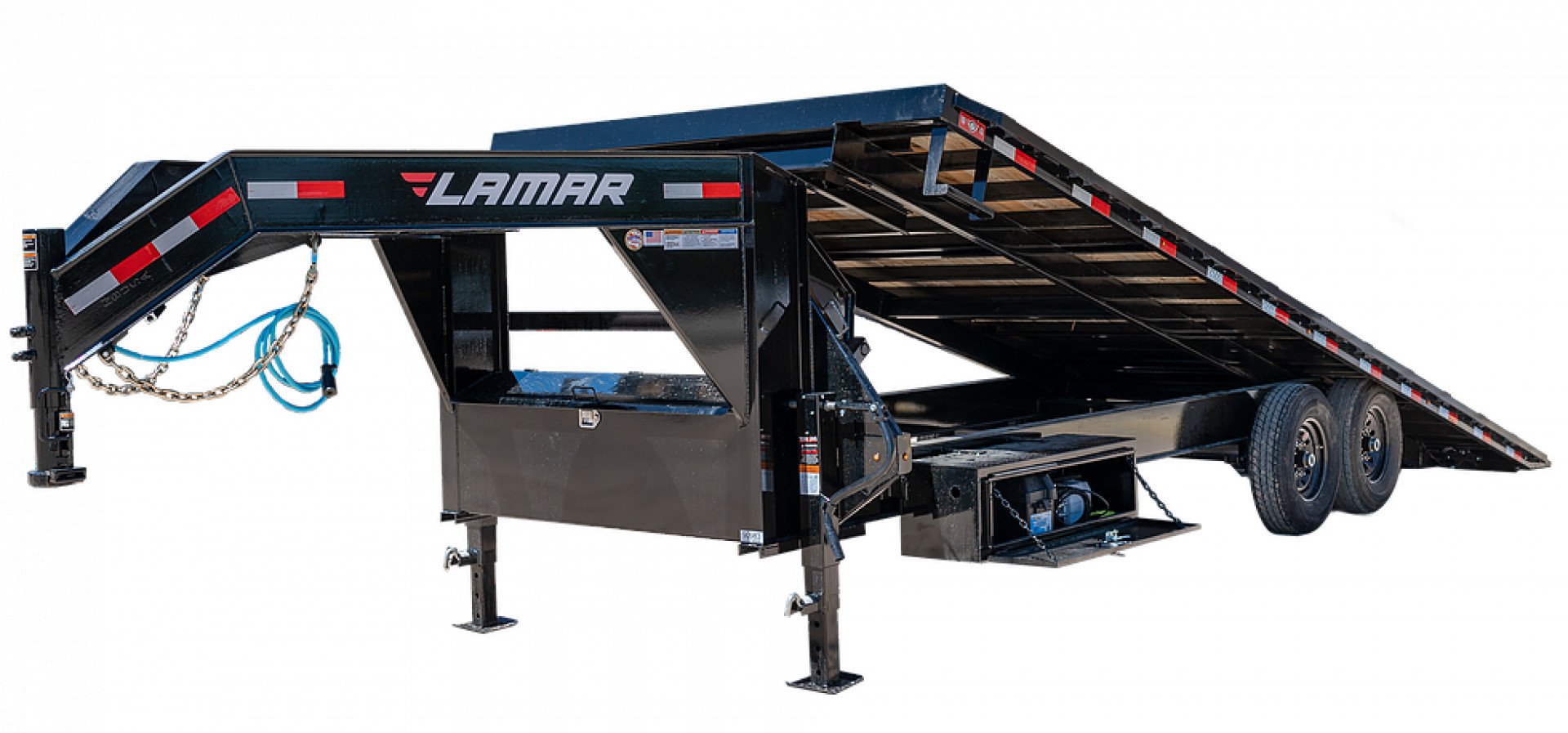 New 2023 Lamar 102" X 24' Fa - 14k Deck-over Tilt