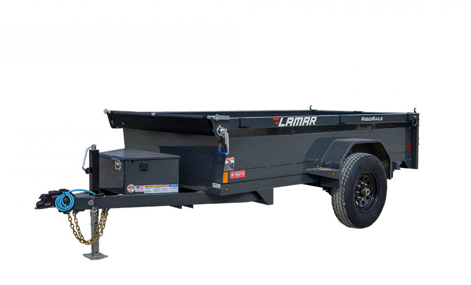 New 2023 Lamar 60" X 10' Ds - 7k Mini Dump - Tandem Axle