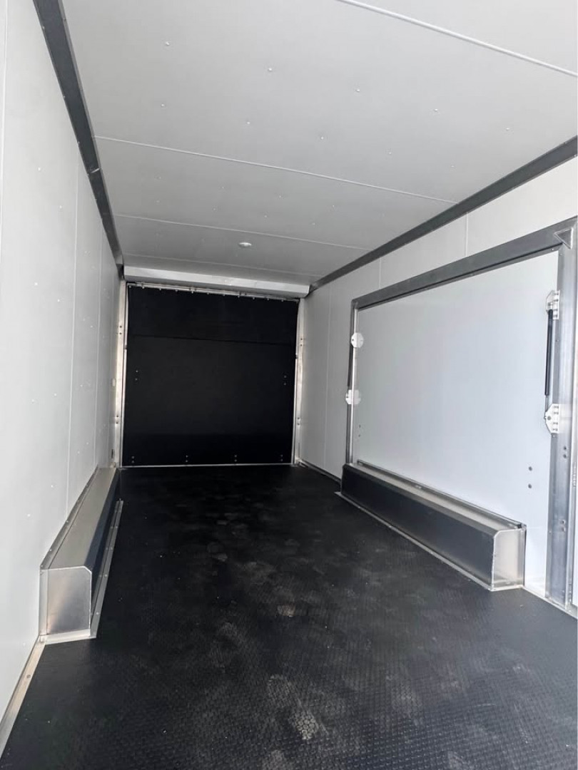 New 2025 Stealth Trailers 8.5X24 ALL ALUMINUM CAR HAULER WITH FULL ESCAPE DOOR & REMOVABLE FENDER! Car / Racing Trailer