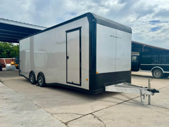 New 2025 Stealth Trailers 8.5X24 ALL ALUMINUM CAR HAULER WITH FULL ESCAPE DOOR & REMOVABLE FENDER! Car / Racing Trailer