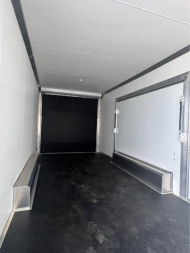 New 2025 Stealth Trailers 8.5X24 ALL ALUMINUM CAR HAULER WITH FULL ESCAPE DOOR & REMOVABLE FENDER! Car / Racing Trailer