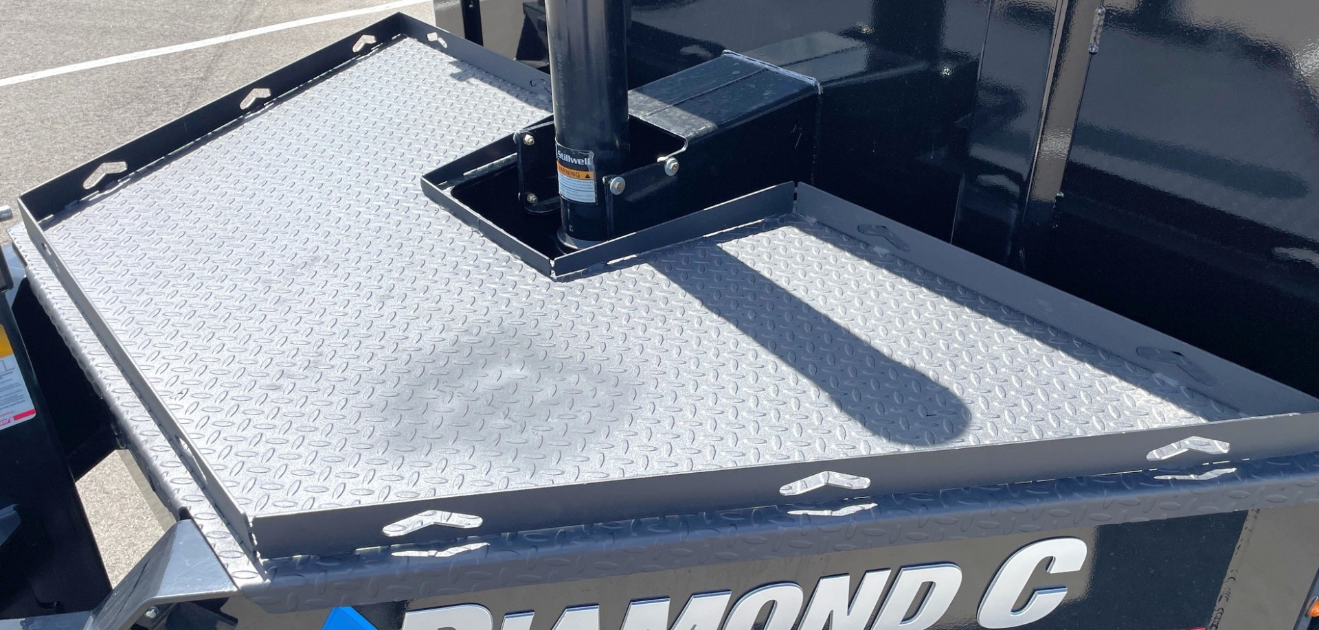 New Diamond C 14' LPT 207 Dump Trailer - 32" Sides, Board Brackets, Spare, Solar Charger
