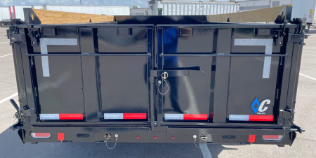 New Diamond C 14' LPT 207 Dump Trailer - 32" Sides, Board Brackets, Spare, Solar Charger