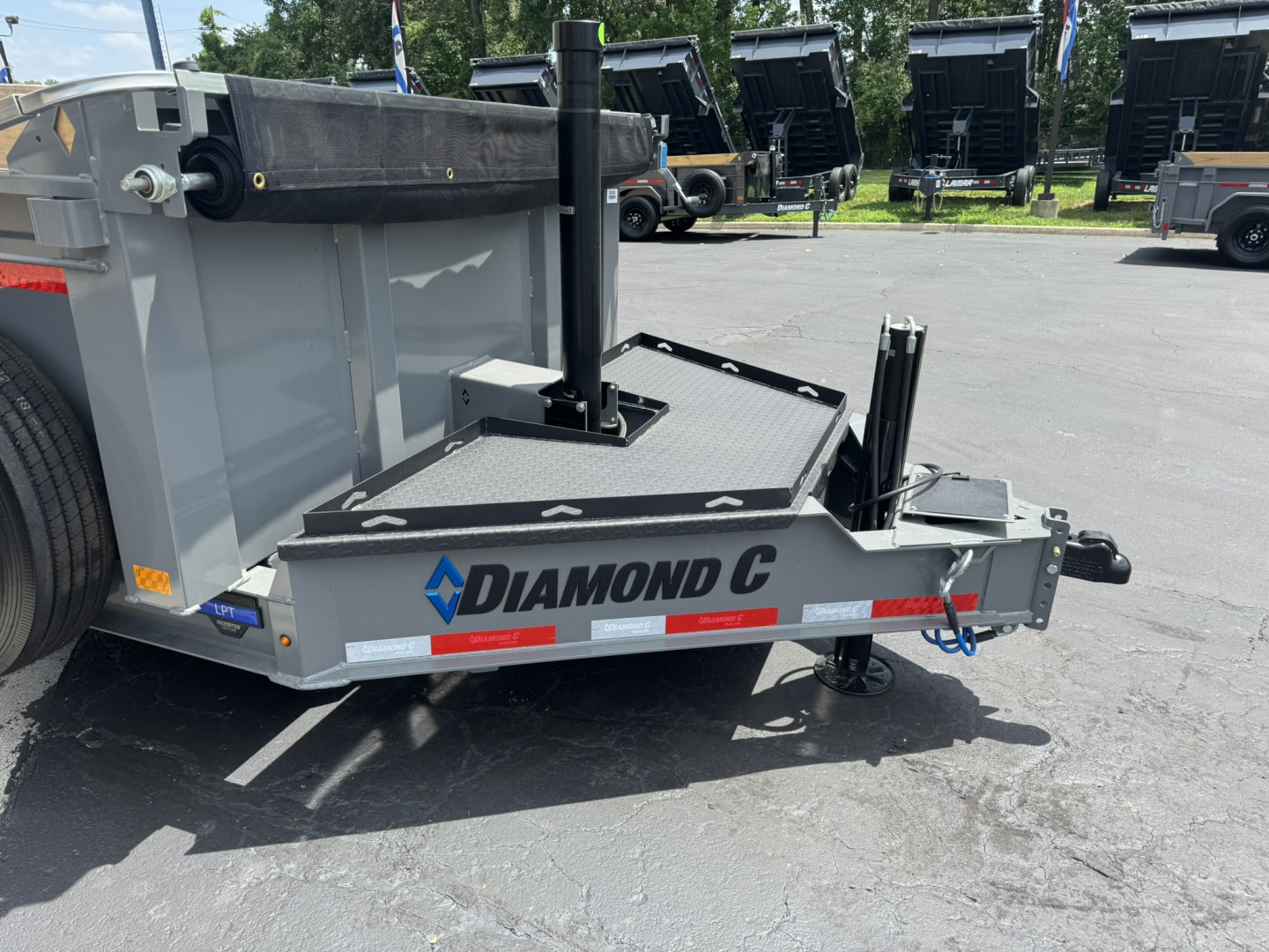 New 2025 Diamond C 82X14 LPT207 - PACESETTER EDITION TELESCOPIC DUMP TRAILER