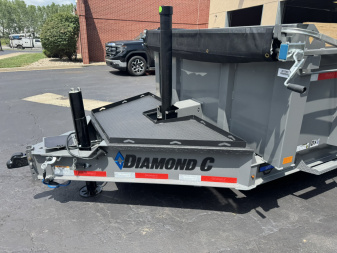 New 2025 Diamond C 82X14 LPT207 - PACESETTER EDITION TELESCOPIC DUMP TRAILER