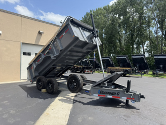 New 2025 Diamond C 82X14 LPT207 - PACESETTER EDITION TELESCOPIC DUMP TRAILER