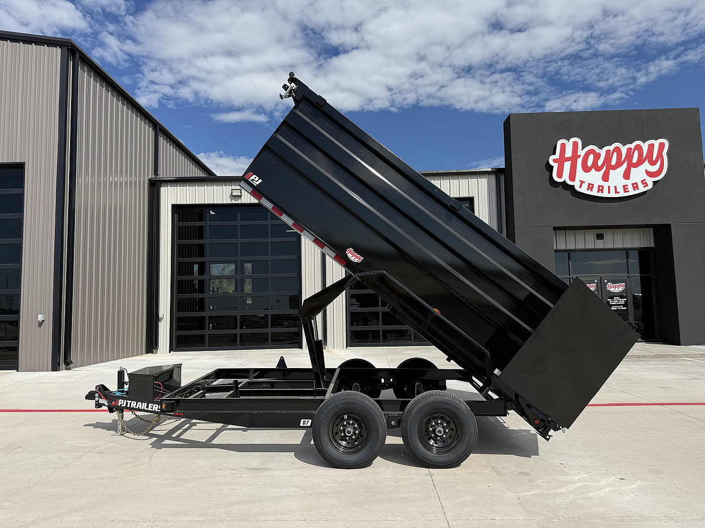 2026 PJ 83"x14' BP Tandem Axle Dump w/ 48" Sides – D7