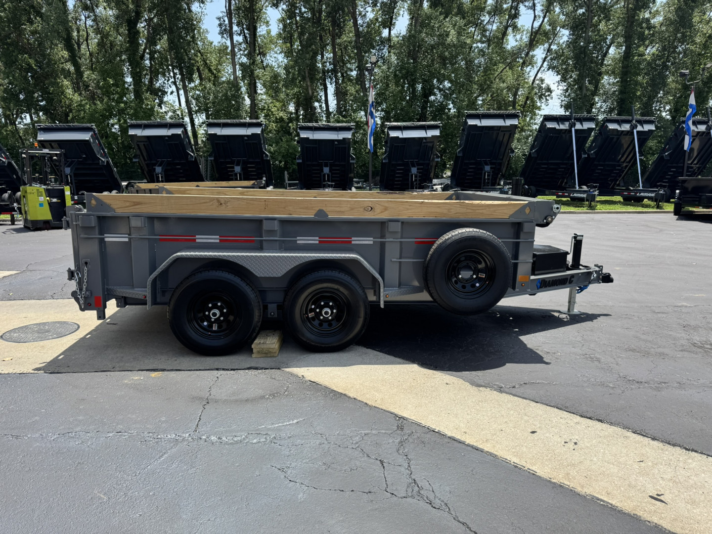 New 2025 Diamond C 77X12 MDT206 TELESCOPIC DUMP TRAILER