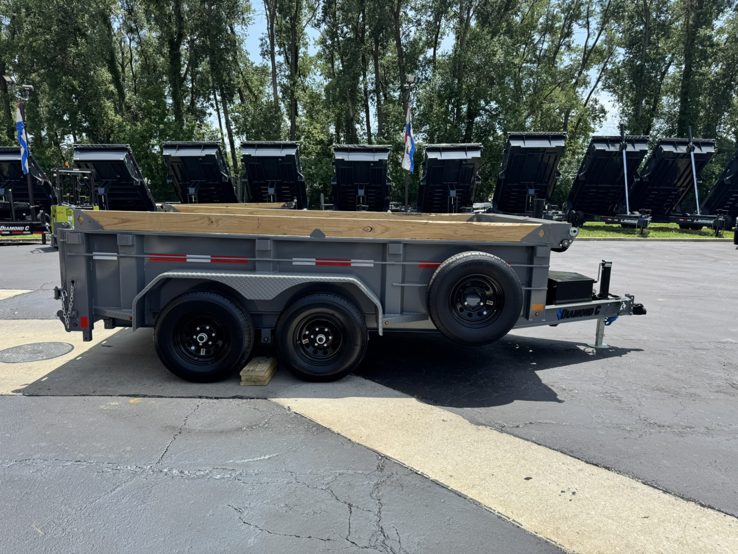 New 2025 Diamond C 77X12 MDT206 TELESCOPIC DUMP TRAILER