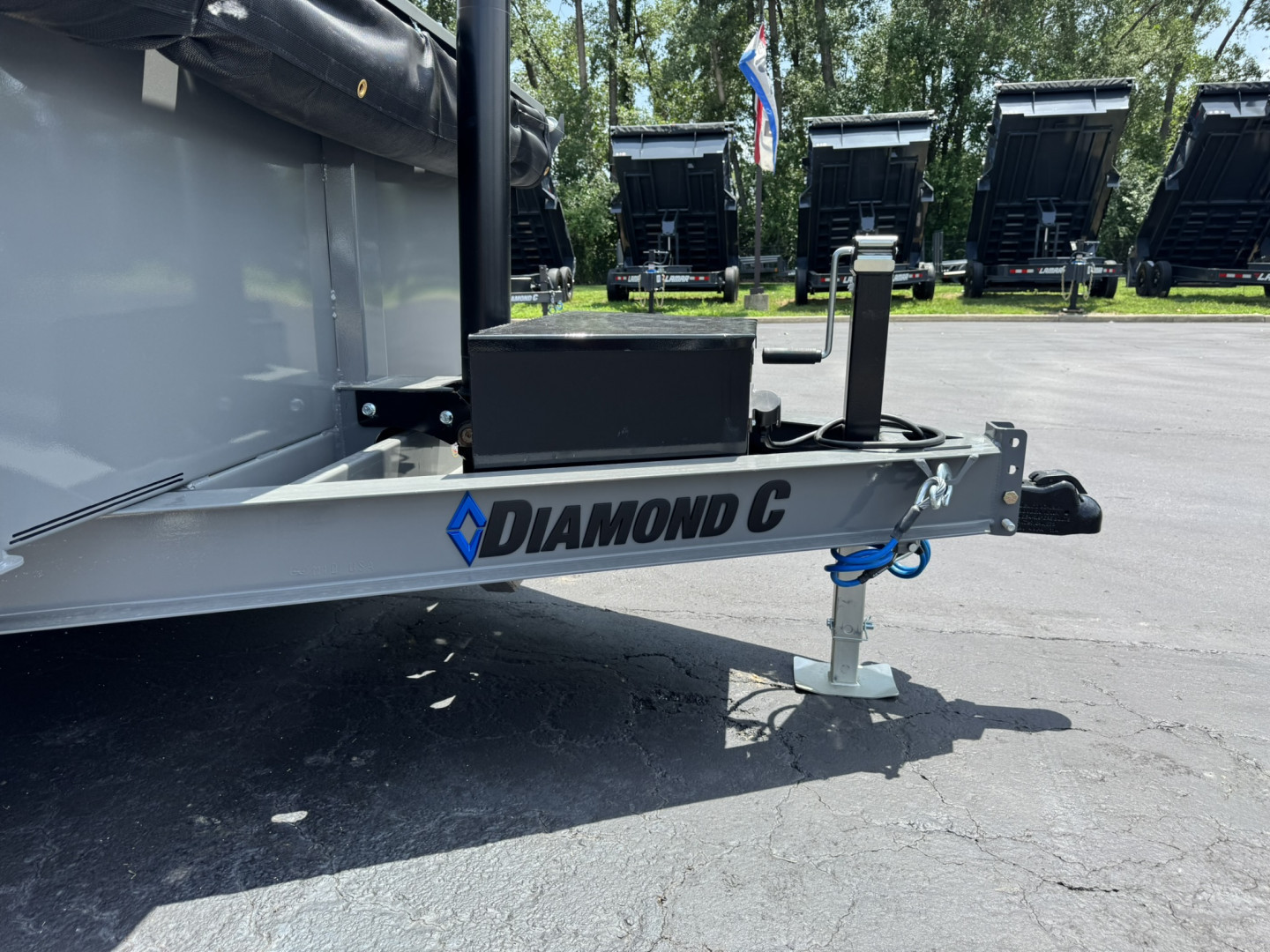 New 2025 Diamond C 77X12 MDT206 TELESCOPIC DUMP TRAILER