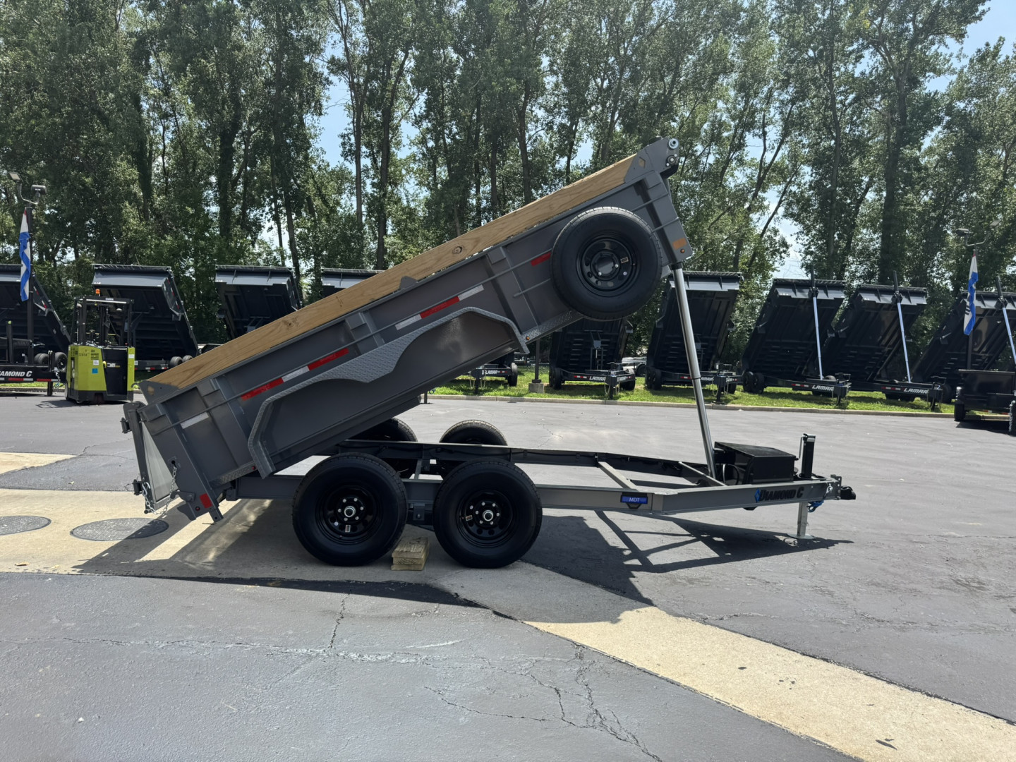 New 2025 Diamond C 77X12 MDT206 TELESCOPIC DUMP TRAILER