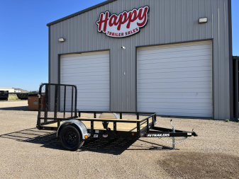 2026 PJ 77"x10' Single Axle Utility Trailer - U7