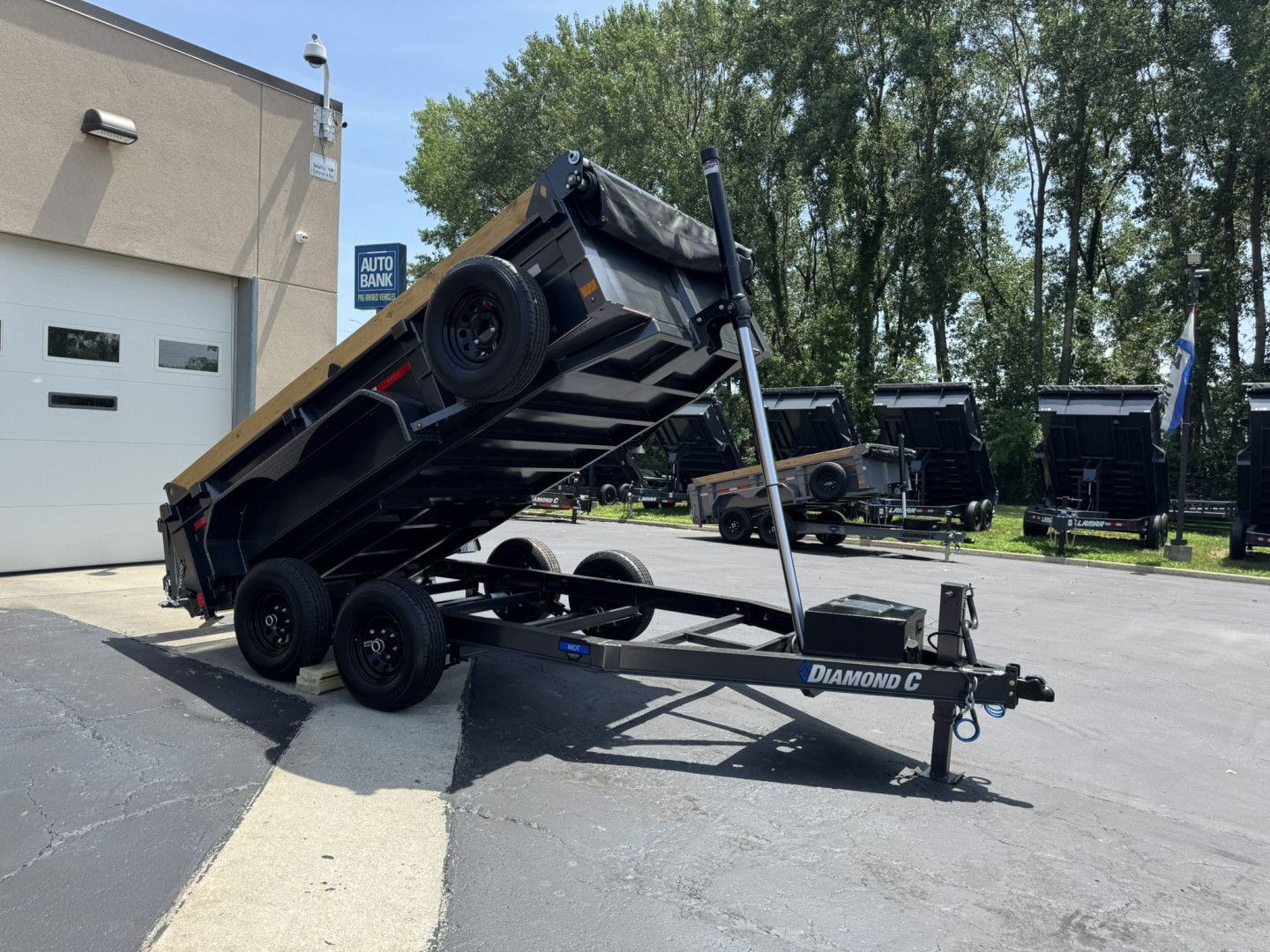 New 2025 Diamond C MDT206 77X12 TELESCOPIC PACESETTER EDITION DUMP TRAILER