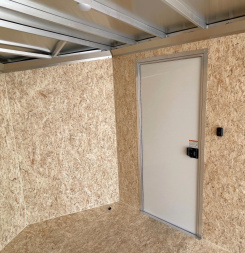 New ATC 7x16 Sto 400 White Aluminum Enclosed Cargo Trailer: 7' Height, Aluminum Wheels