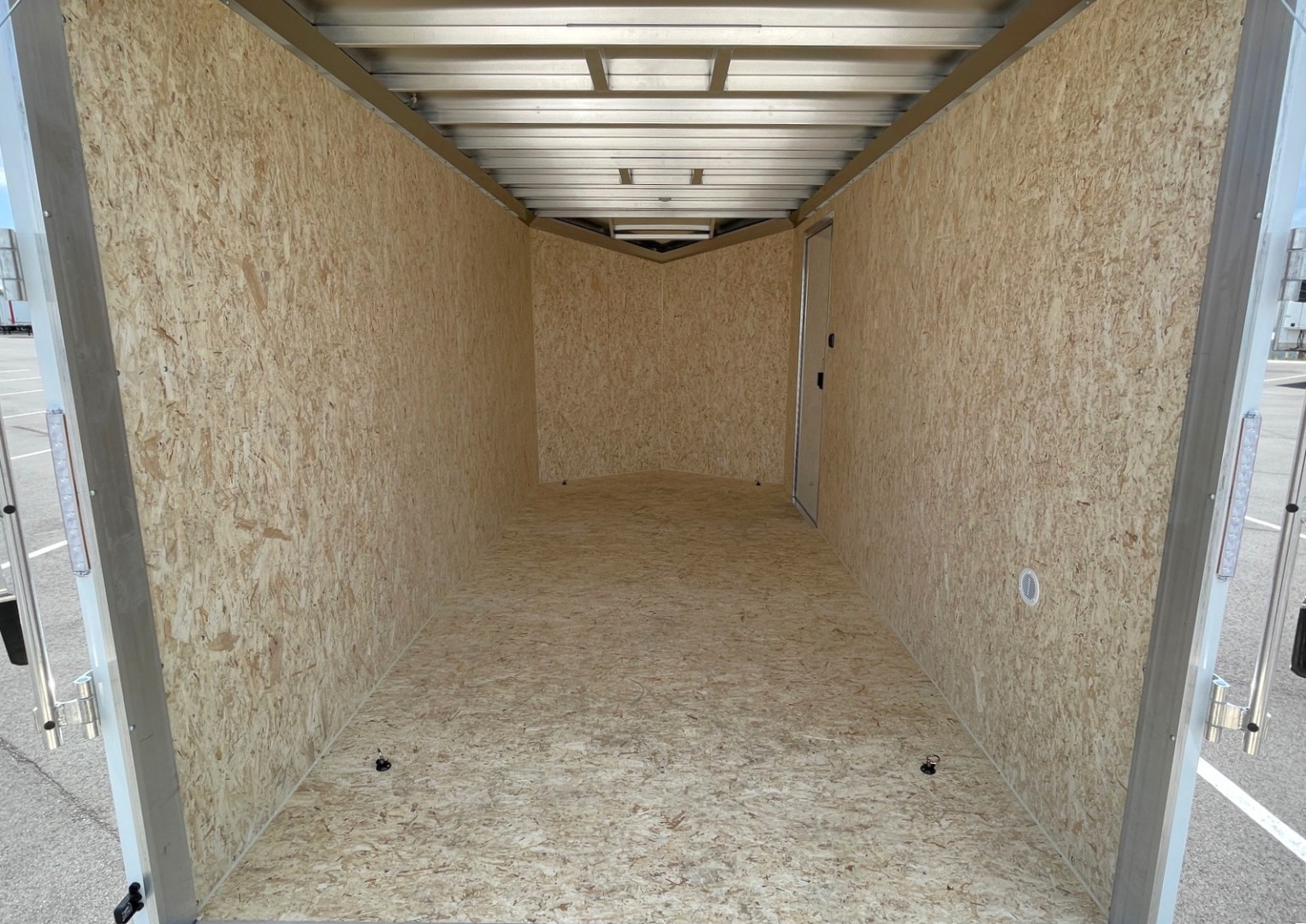 New ATC 7x14 Sto 400 White Aluminum Enclosed Cargo Trailer: 7' Height,