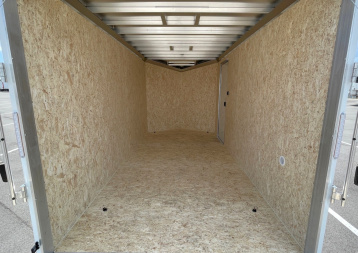 New ATC 7x14 Sto 400 White Aluminum Enclosed Cargo Trailer: 7' Height,
