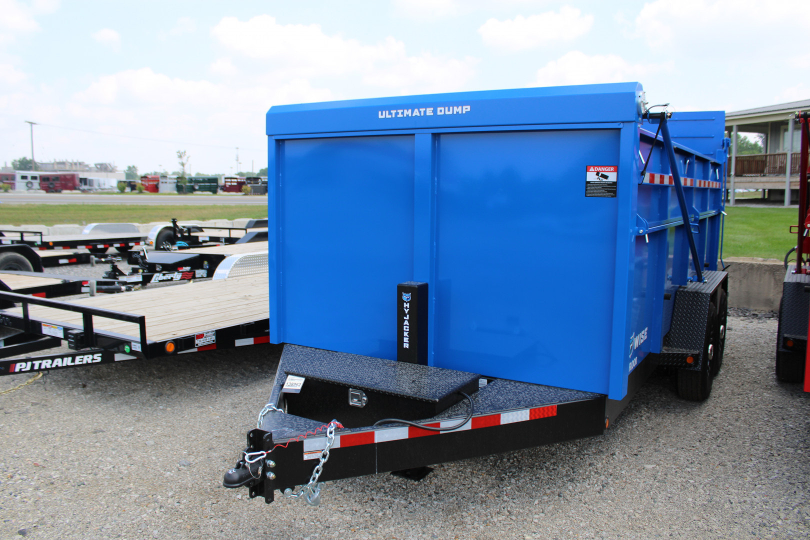 New 2026 BWISE 14' 15.4K GVWR ULTIMATE HIGH SIDE DUMP TRAILER 49337 Dump Trailer **CLEARANCE**