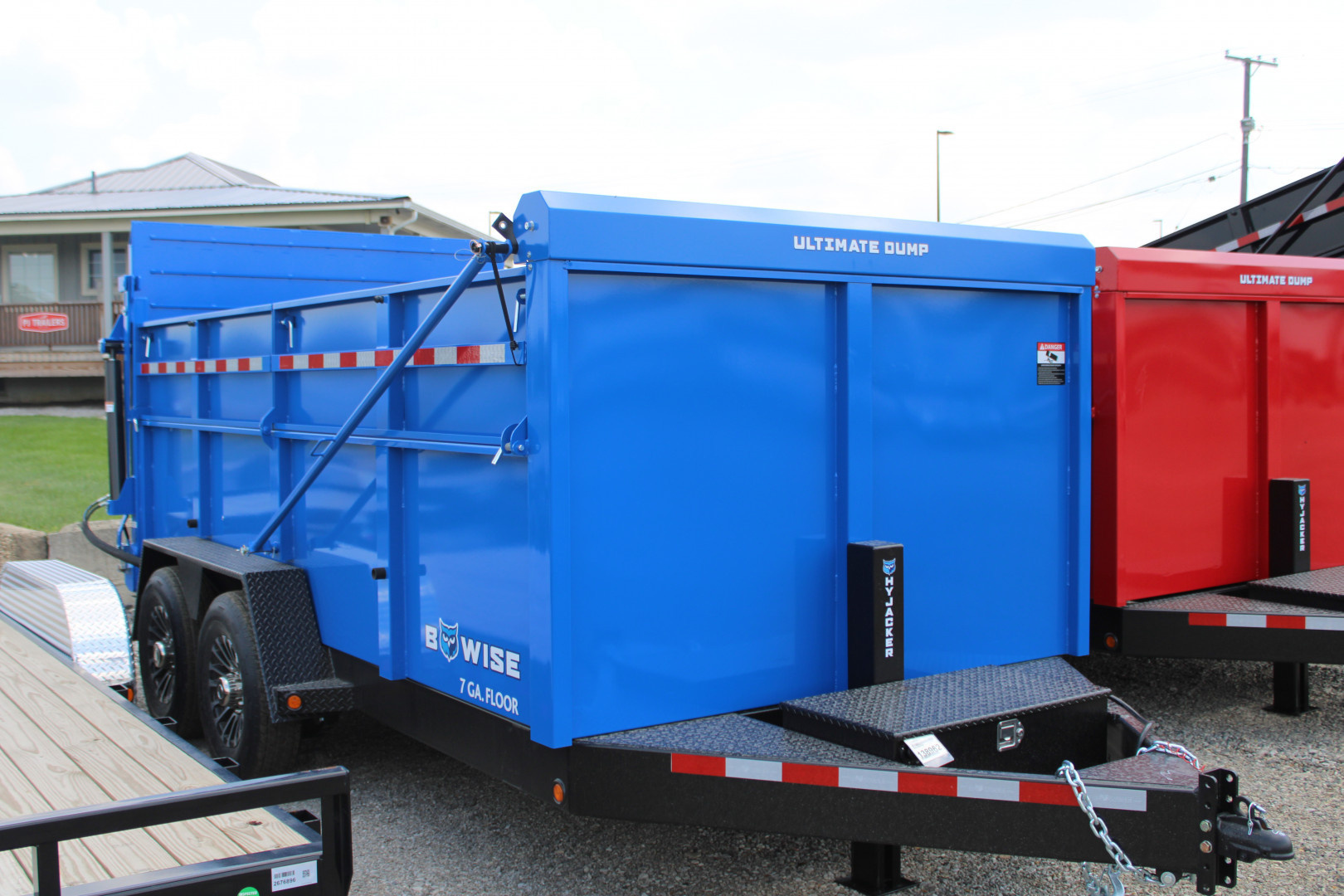 New 2026 BWISE 14' 15.4K GVWR ULTIMATE HIGH SIDE DUMP TRAILER 49337 Dump Trailer **CLEARANCE**
