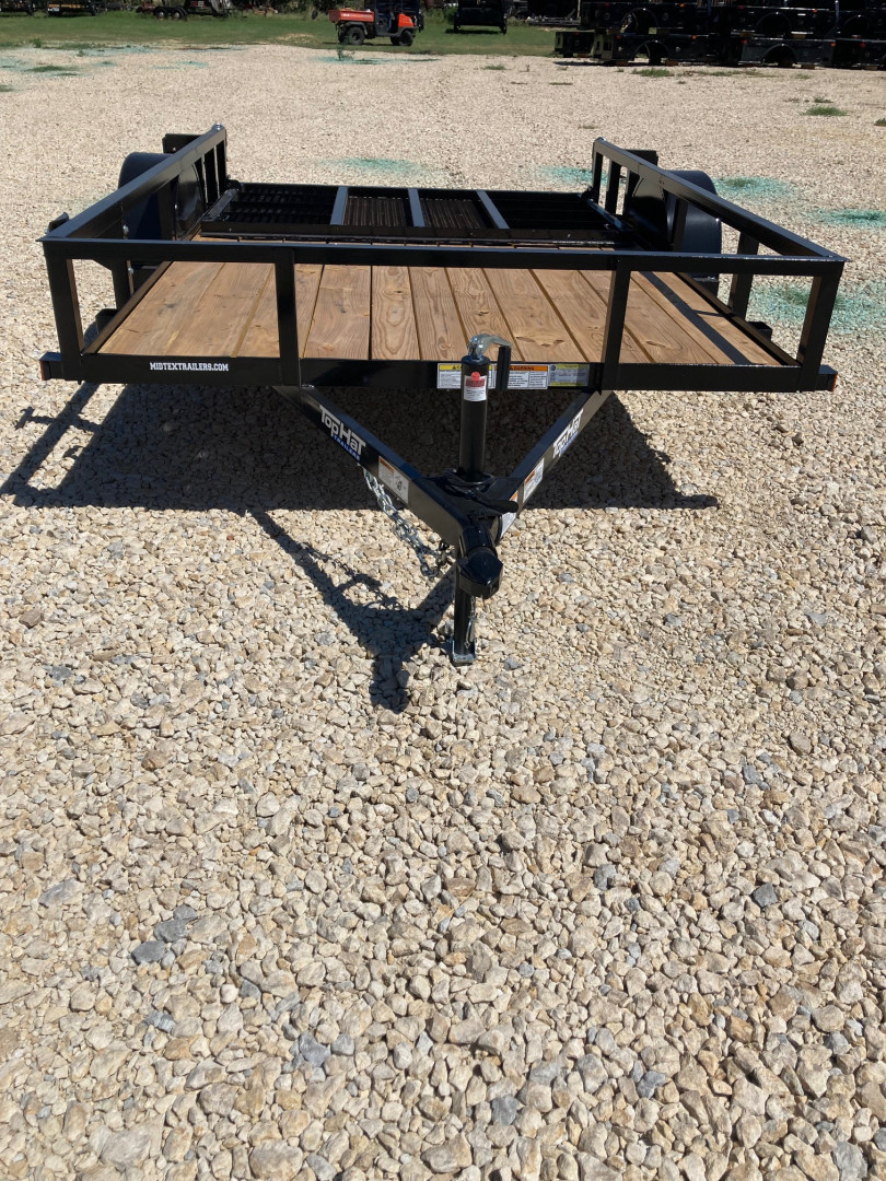 New 2025 Top Hat DSA 10' x 77" Utility Trailer