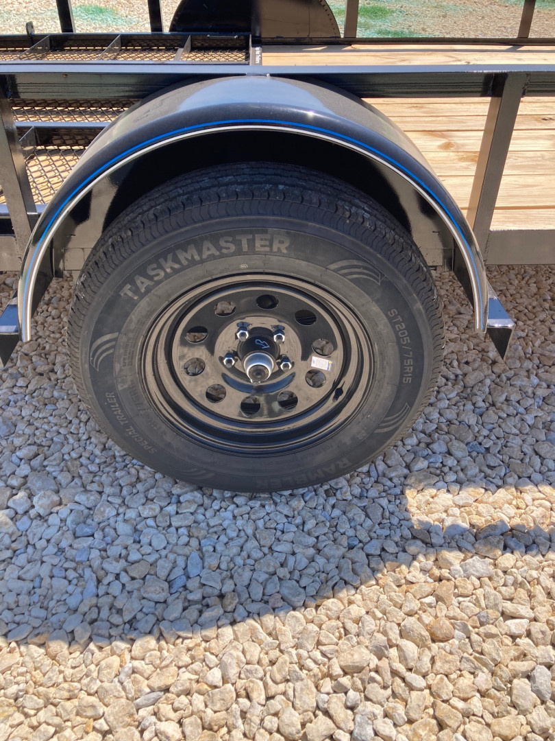 New 2025 Top Hat DSA 10' x 77" Utility Trailer