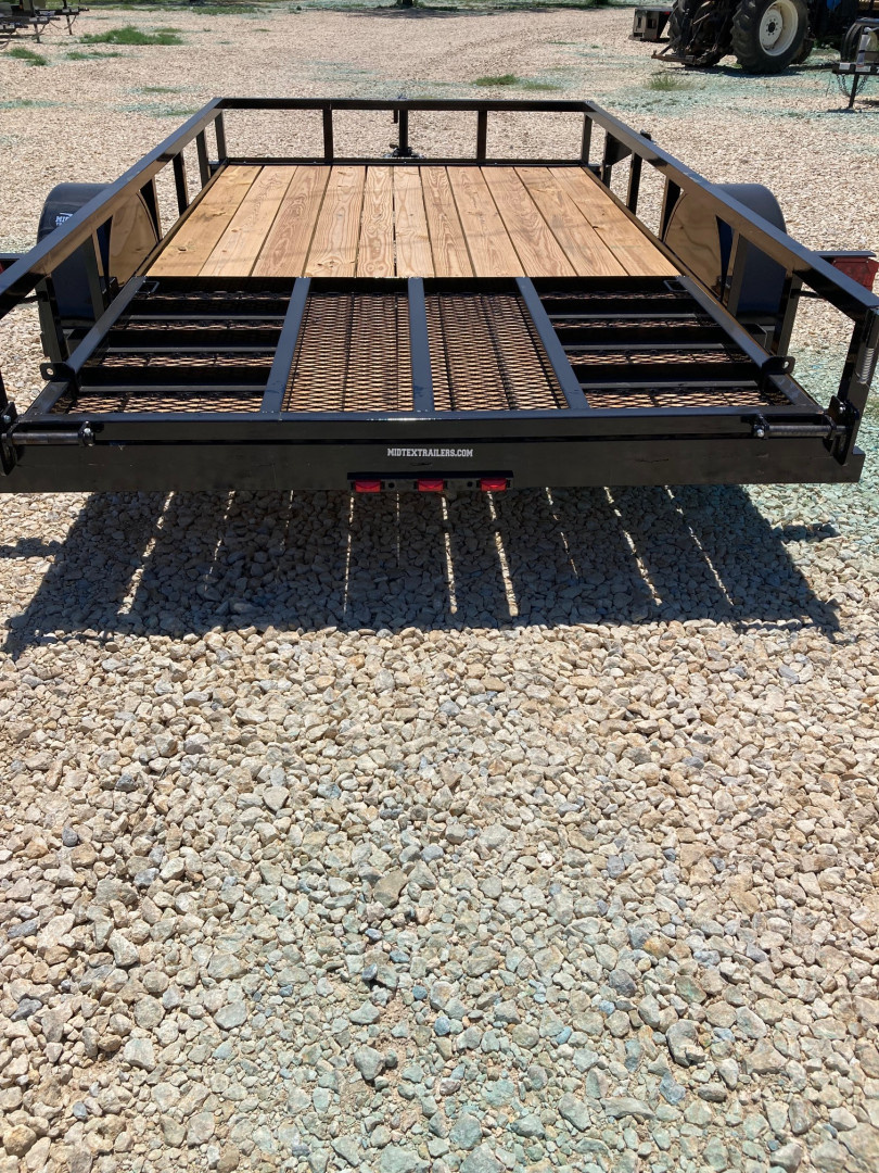 New 2025 Top Hat DSA 12' x 77" Utility Trailer