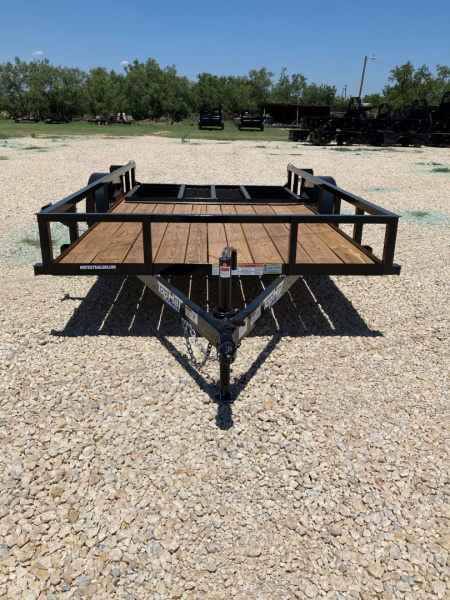 New 2025 Top Hat DSA 12' x 77" Utility Trailer