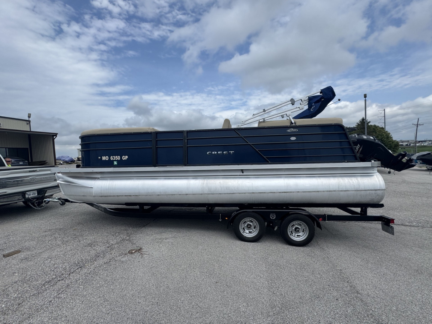 Used 2021 Crest 220 Classic LX Pontoon Boat
