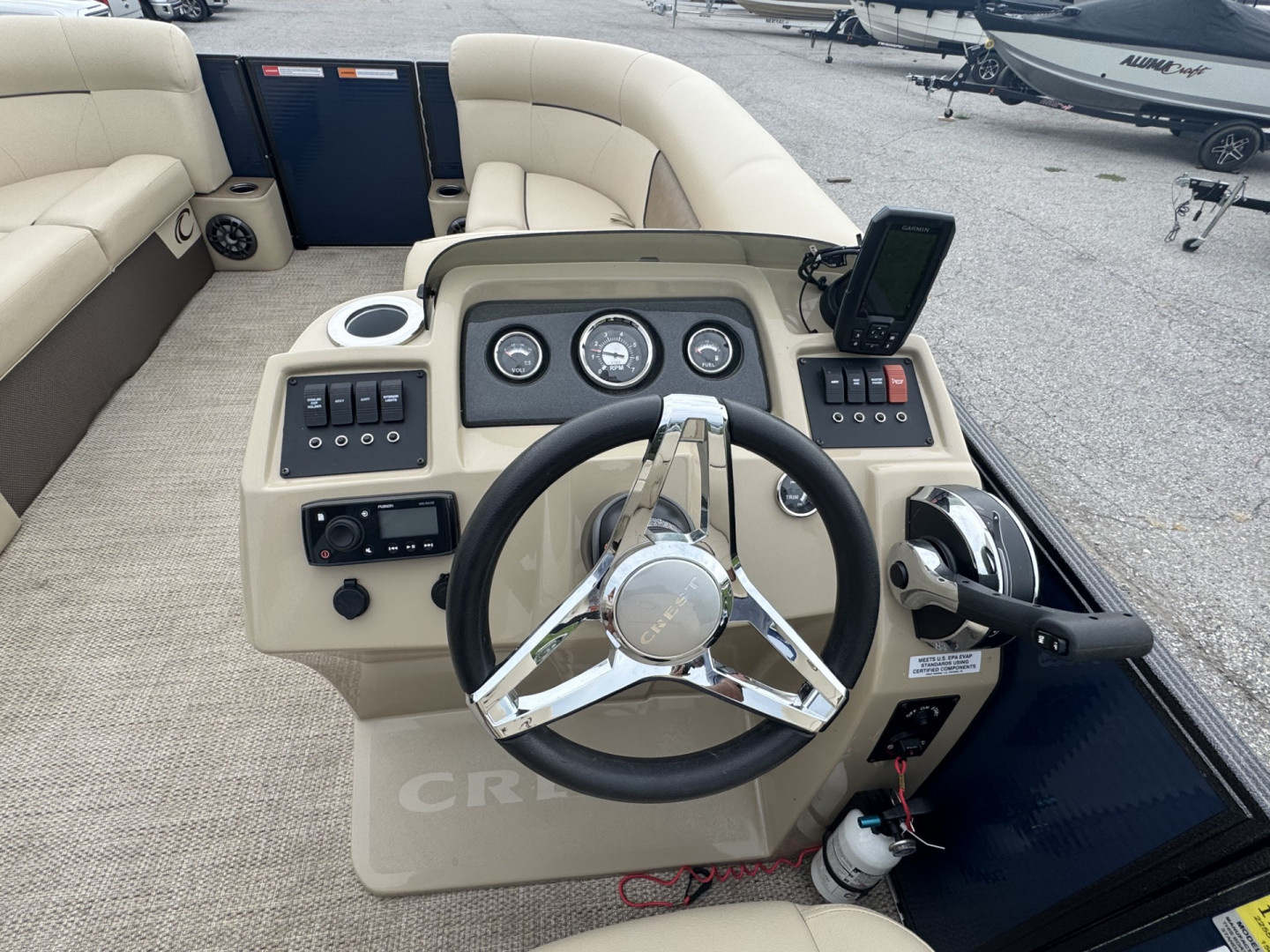 Used 2021 Crest 220 Classic LX Pontoon Boat